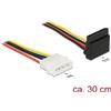 Delock Cavo alimentazione Delock Sata 15Pin -> Molex 4Pin M/F 0.30m [85513]