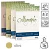 Favini Carta CALLIGRAPHY NATURE A4 50fg 120gr oliva FAVINI [A69N534]