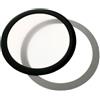 DEMCiflex Filtro antipolvere DEMCiflex 120mm tondo nero/bianco
