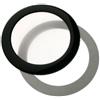 DEMCiflex Filtro antipolvere DEMCiflex 80mm tondo nero/bianco