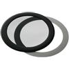 DEMCiflex Filtro antipolvere DEMCiflex 92mm tondo - nero/nero