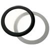 DEMCiflex Filtro antipovlere DEMCiflex 92mm tondo nero/bianco