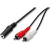NUOVA VIDEOSUONO Cavo Audio NuovaVideosuono 2/00 1.5m - 3.5mm 2x Rca F/M