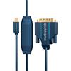 Clicktronic Cavo Clicktronic Mini DisplayPort (Thunderbolt) a Dvi-D 24+1 2m Alta QualitÃ