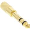 Inline Adattatore InLine Audio, Jack 6,3mm a Jack 3,5mm, Stereo, dorato [99305P]