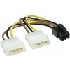 Gembird Cavo alimentazione interno Gembird CC-PSU-6 Molex (4-pin) / Pci-E (6-pin) M/F