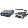 Gembird Adattatore Gembird A-DVID-VGAF-01 0.2m DVI-D VGA (D-Sub) Nero
