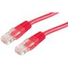 Itb Value UTP Patch Cord Cat.6, red 5 m Rosso cavo di rete