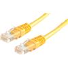 Itb Value UTP Patch Cord Cat.6, yellow 1.0m Giallo, Giallo cavo di rete