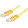 Itb Value UTP Patch Cord Cat.6, yellow 3 m Giallo, Giallo cavo di rete