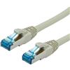 Itb Value S/FTP, Cat6a, 1.0m 1m Cat6a S/FTP (S-STP) Grigio, Grigio cavo di rete