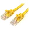 StarTech.com Cavo di rete CAT 5e - Cavo Patch Ethernet RJ45 UTP Giallo da 3m antigroviglio
