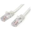 StarTech.com Cavo di rete CAT 5e - Cavo Patch Ethernet RJ45 UTP Bianco da 3m antigroviglio