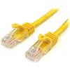 StarTech.com Cavo di rete CAT 5e - Cavo Patch Ethernet RJ45 UTP Giallo da 1m antigroviglio