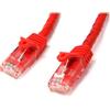 StarTech.com Cavo di rete CAT 6 - Cavo Patch Ethernet RJ45 UTP rosso da 1m antigroviglio