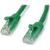 StarTech.com Cavo di rete Cat 6 - Cavo Patch Ethernet RJ45 UTP verde antigroviglio -2m