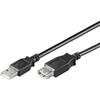 Goobay Cavo Goobay USB-A a USB-A M/F 2++ nero [68904]