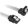 Sharkoon Cavo sata Sharkoon Sata III angolato 90 gradi 60cm Bianco [4044951016563]