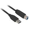 Sharkoon Cavo Sharkoon USB3.0 Type-A / Type-B M/M 3,0m nero [4044951015658]