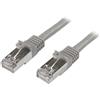 StarTech.com Cavo di rete Cat6 Ethernet Gigabit - Cavo Patch RJ45 SFTP da 50 cm - Grigio