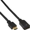 Inline Cavo Inline High Speed HDMI M/F 5m, contatti dorati, nero [17635G]