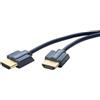 clicktronic HDMI Cavo di collegamento [1x Spina HDMI - 1x Spina HDMI] 1 m Blu [70702]