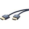 clicktronic HDMI Cavo di collegamento [1x Spina HDMI - 1x Spina HDMI] 2 m Blu [70704]