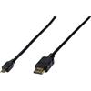 Digitus HDMI Cavo di collegamento [1x Spina HDMI - 1x Spina HDMI Micro D] 1 m Nero [AK-330115-010-S]