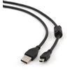 Gembird Cavo Gembird (USB M - Mini USB M 1.8 m nero) [CCP-USB2-AM5P-6]