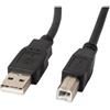 Lanberg Cavo USB Lanberg (USB 2.0 M - USB 2.0 tipo B M 5 m nero) [CA-USBA-10CC-0050-BK]