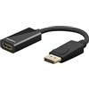 Goobay HDMI / DisplayPort Adattatore [1x Spina DisplayPort - 1x Presa HDMI] [67881]