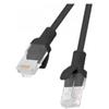 Lanberg Cavo di rete Patch Lanberg UTP Cat.6 1m Nero [PCU6-10CC-0100-BK]