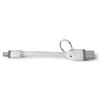 Celly Cavo Celly 0.12m USB-A a USB-C M/M 0.12m bianco [USBTYPECKEYWH]