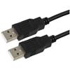 Gembird Cavo Gembird USB A 2.0 M/USB A 2.0 M 1,8m nero [CCP-USB2-AMAM-6]