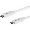 StarTech.com USB2C5C2MW 2m USB C USB C Maschio Maschio Bianco cavo USB