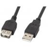 Lanberg Cavo Lanberg USB 2.0 M/USB 2.0 M 1,8m nero [CA-USBA-10CC-0018-BK]