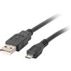 Lanberg Cavo Lanberg USB 2.0 M/Micro USB M 1,8m nero [CA-USBM-10CC-0018-BK]