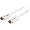 StarTech.com Cavo HDMI ad alta velocità a parete CL3 bianco da 7 m - HDMI a HDMI - M/M