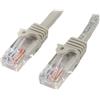 StarTech.com Cavo di Rete da 50cm Grigio Cat5e Ethernet RJ45 Antigroviglio