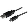 StarTech.com Cavo di sincronizzazione e di ricarica USB a Micro USB - Cavetto slim per Smartphone e Tablet A a Micro B da 1 m