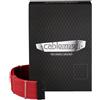 CABLEMOD Set cavi CableMod PRO C-Series Kit AXI,HXI rosso ; ModMesh [CM-PCSI-FKIT-NKR-R]