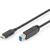 Digitus Cavo Digitus USB Type-C a Type-B [AK-300149-018-S]
