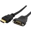 StarTech.com Cavo HDMI Standard per montaggio a pannello da 91 cm - F/M