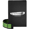 CABLEMOD Set cavi CableMod PRO C-Series Kit RMi,RMx nero/verde; ModMesh [CM-PCSR-FKIT-NKKLG-R]