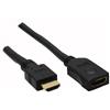 Inline Cavo InLine 17631G HDMI M/F 1m nero [17631G]