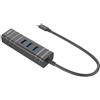 Lindy Adattatore Lindy 43249 USB 3.1 type C/3x USB 3.1 type A con porta Ethernet [43249]