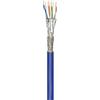 Goobay Cavo di rete in matassa Goobay S/FTP Cavo Cat.7A+ Rame 500m Rigido PIMF Blu