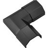 Goobay Curva per canalina di cablaggio Goobay 90781 33mm nero [90781]