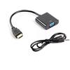 Lanberg Adattatore Lanberg HDMI M - D-Sub VGA F 20cm Nero [AD-0017-BK]