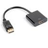 Lanberg Adattatore Lanberg DisplayPort HDMI 10cm Nero [AD-0009-BK]